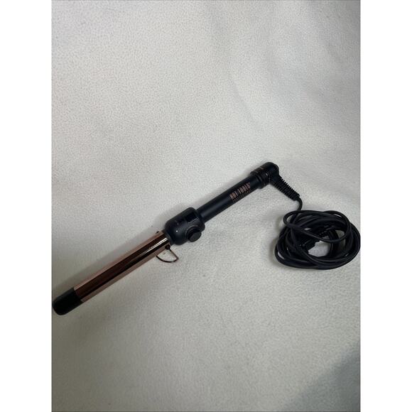 Hot Tools Professional Golden Rose 1 1/4inch Flipperless Curling Wand TESTED. - Picture 1 of 4